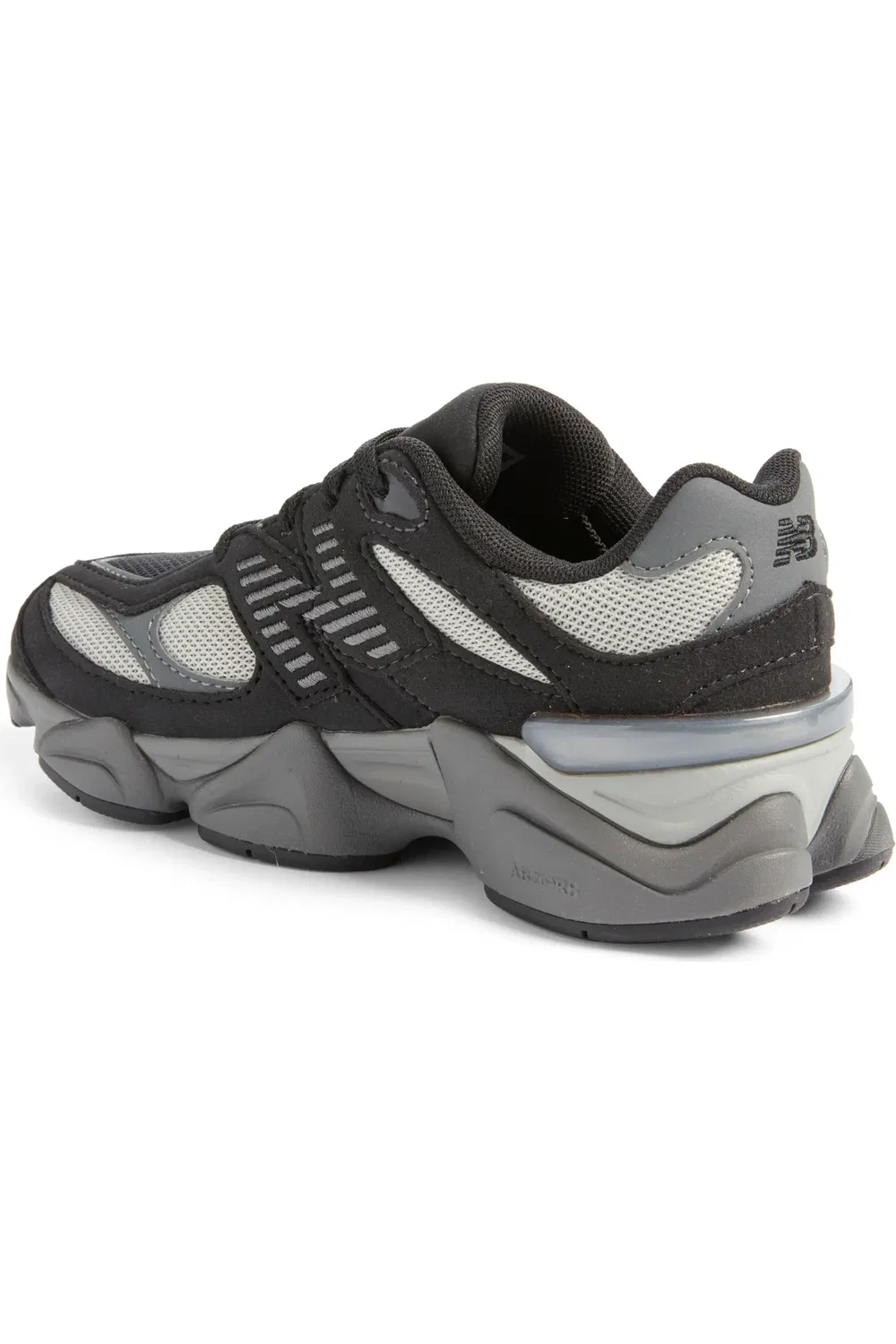 Детские кроссовки на толстой подошве 9060 New Balance, Black/Castle Rock — фото 2