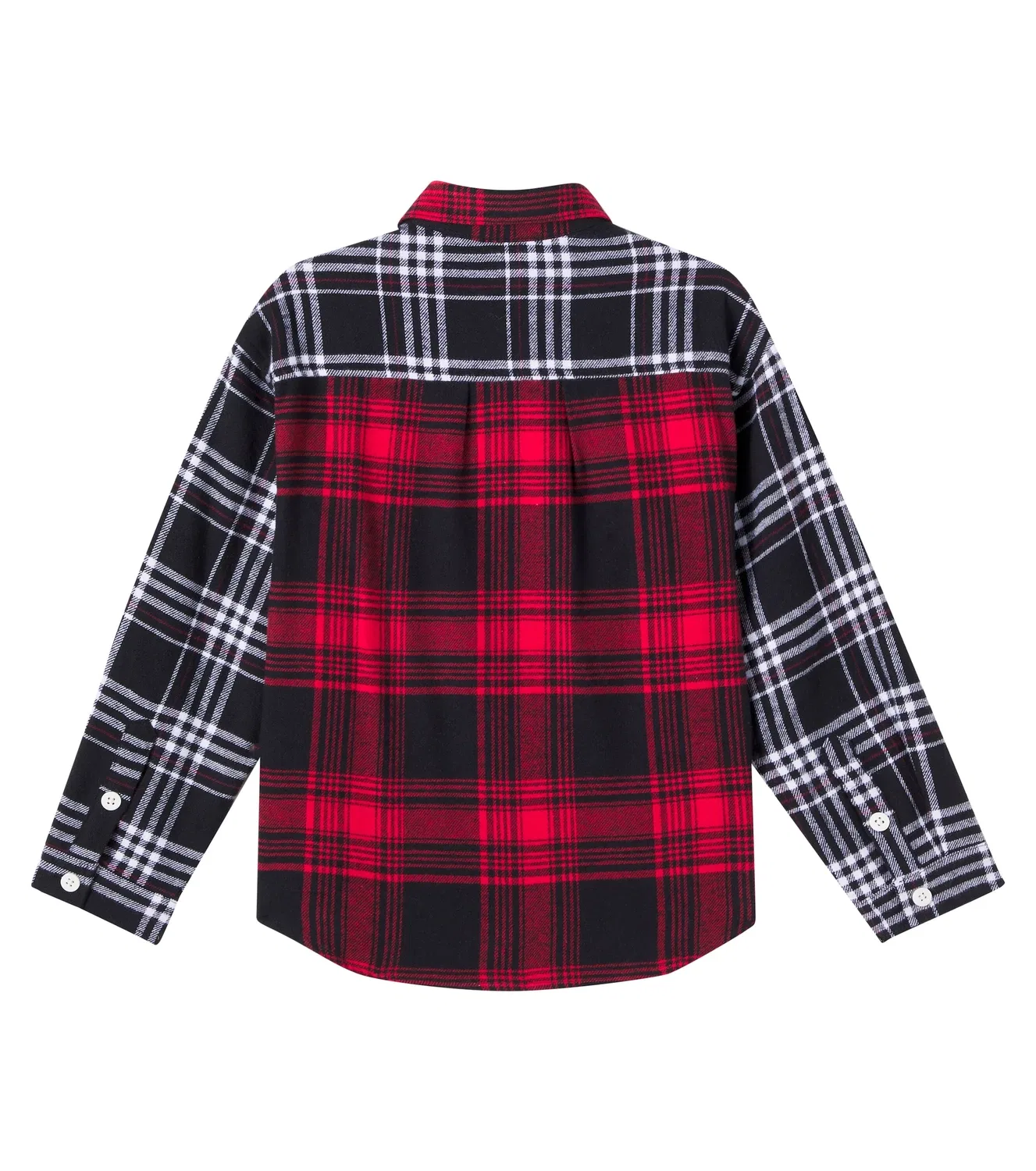 Рубашка в клетку Stella Mccartney Kids, красный — фото 3