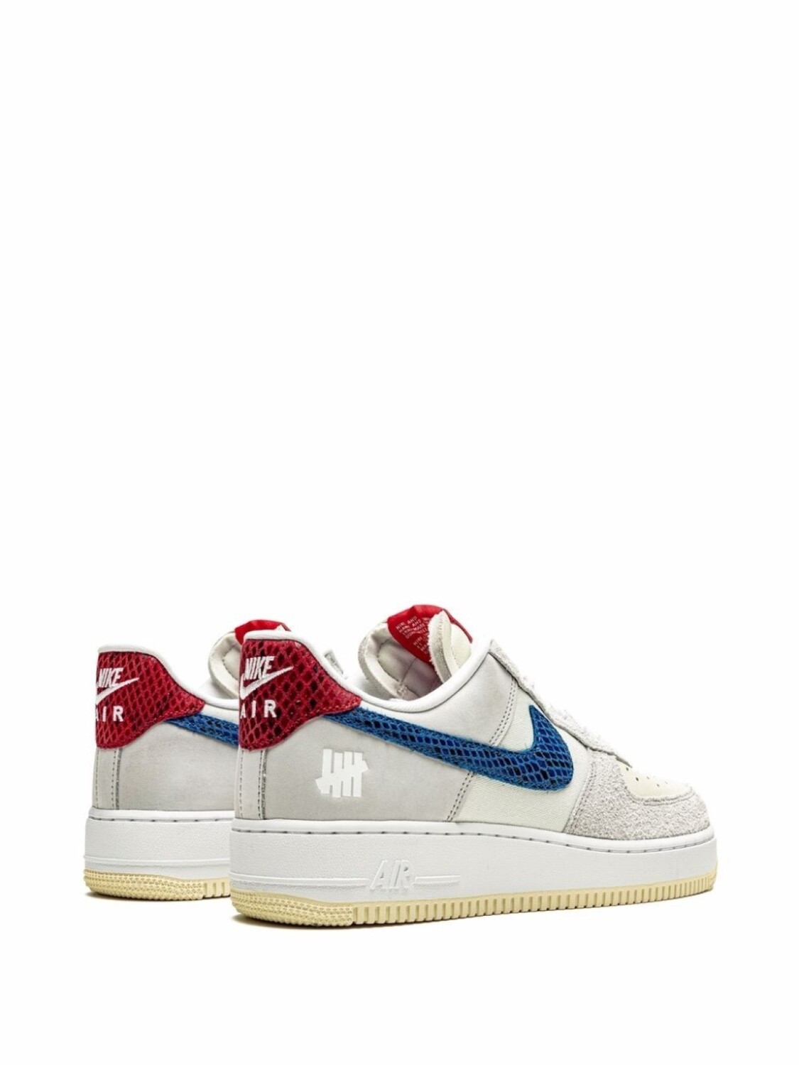 Кроссовки x Undefeated Air Force 1 Low 5 On It Nike, белый — фото 3