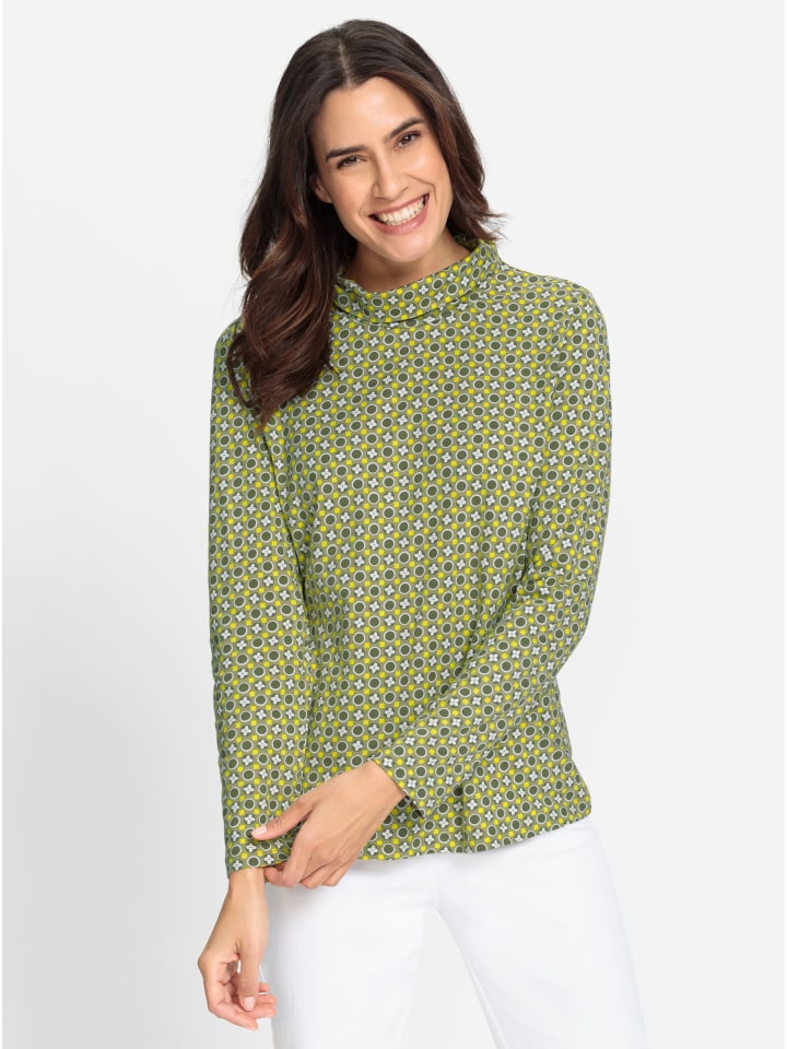 

WITT WEIDEN Водолазка с принтом в виде тростника цвета экрю