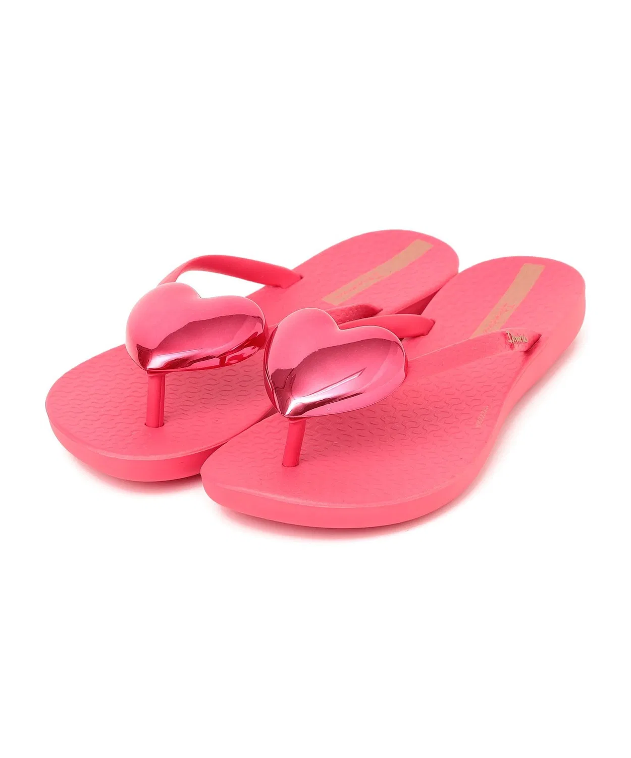 Детские шлепанцы с блестящим сердцем MAXI FASHION II Ipanema, Pink