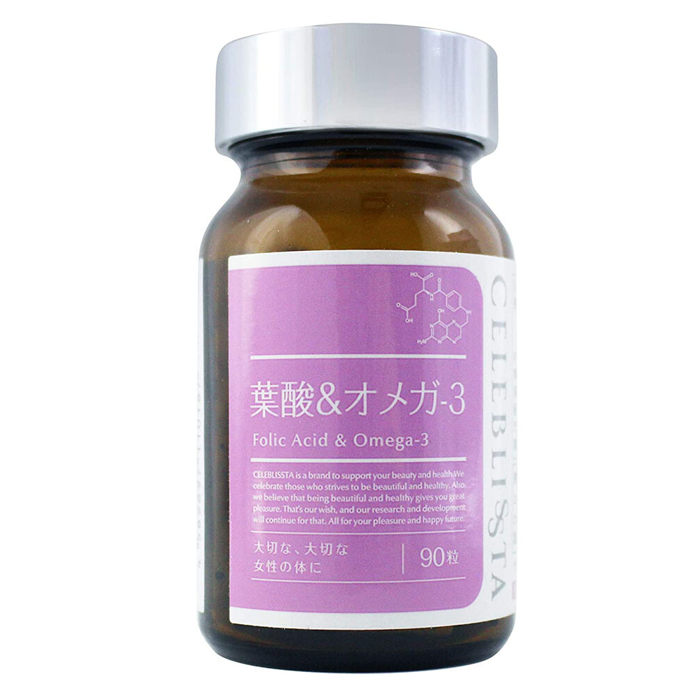 

Добавка фолиевой кислоты и Омега-3 Celeblissta, 90 таблеток