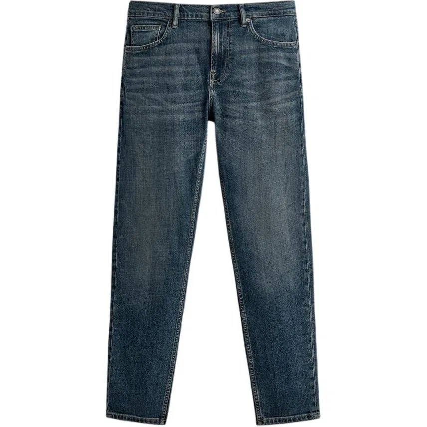 Мужские джинсы с умеренно зауженным кроем Blue ZARA, Blue