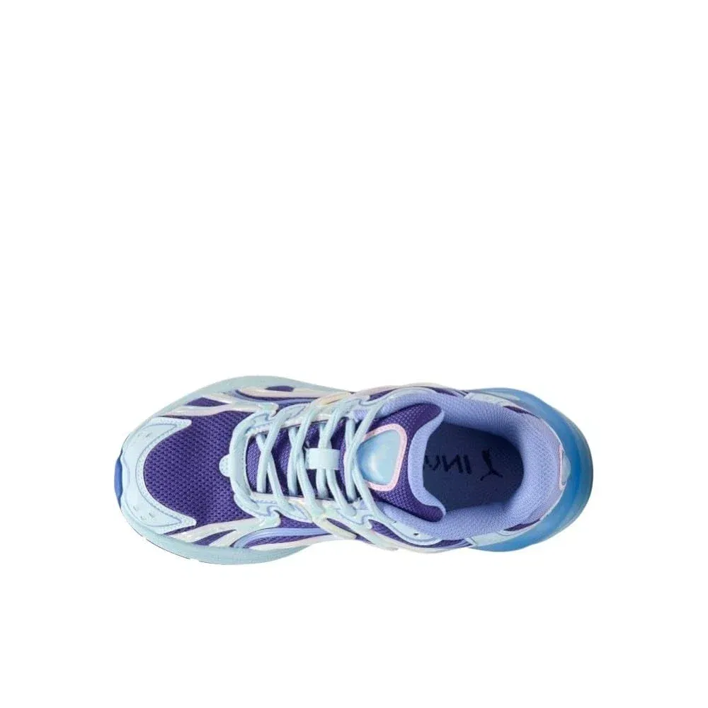 Детские кроссовки для мальчиков с блестящим дизайном Puma Inverse Iridescent, синий — фото 4