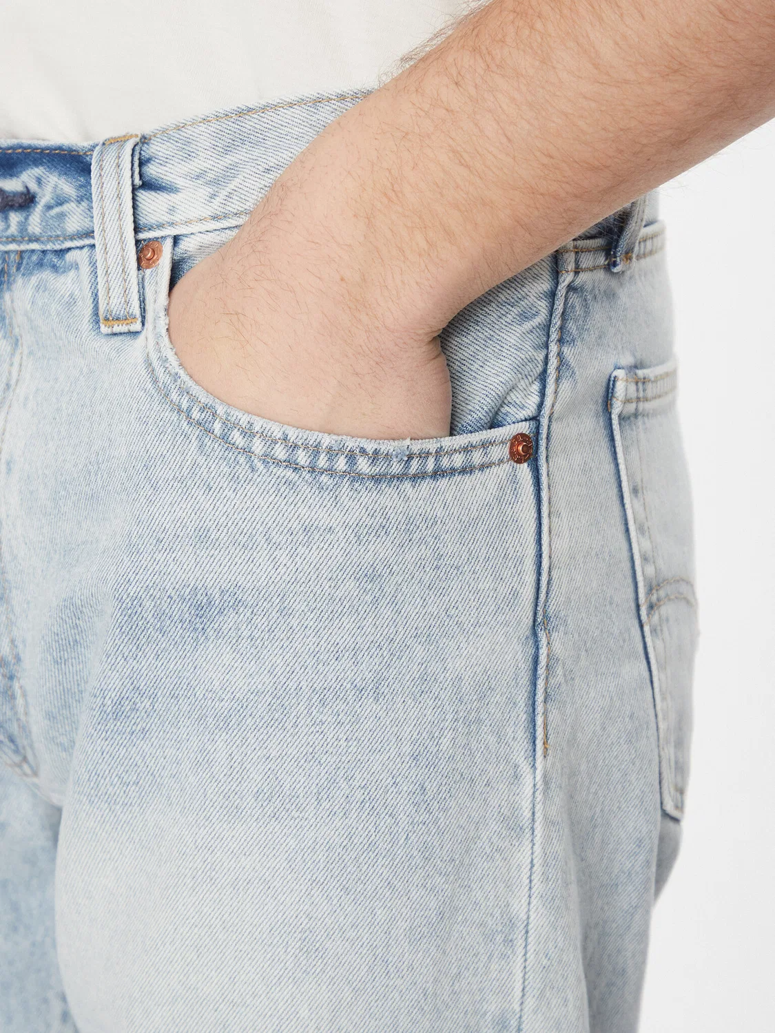 Мужские джинсы свободного кроя Levi'S, голубой — фото 4