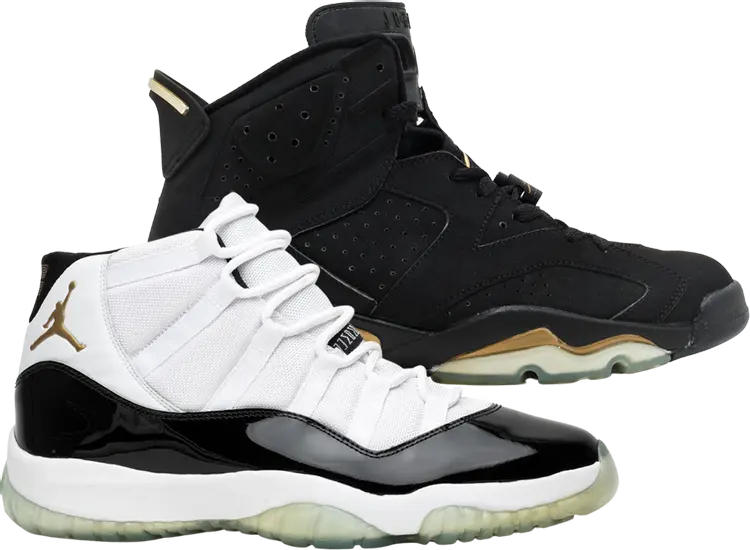

Кроссовки Air Jordan 6/11 Retro LE DMP Defining Moments Pack, разноцветный, Черный, Кроссовки Air Jordan 6/11 Retro LE DMP Defining Moments Pack, разноцветный