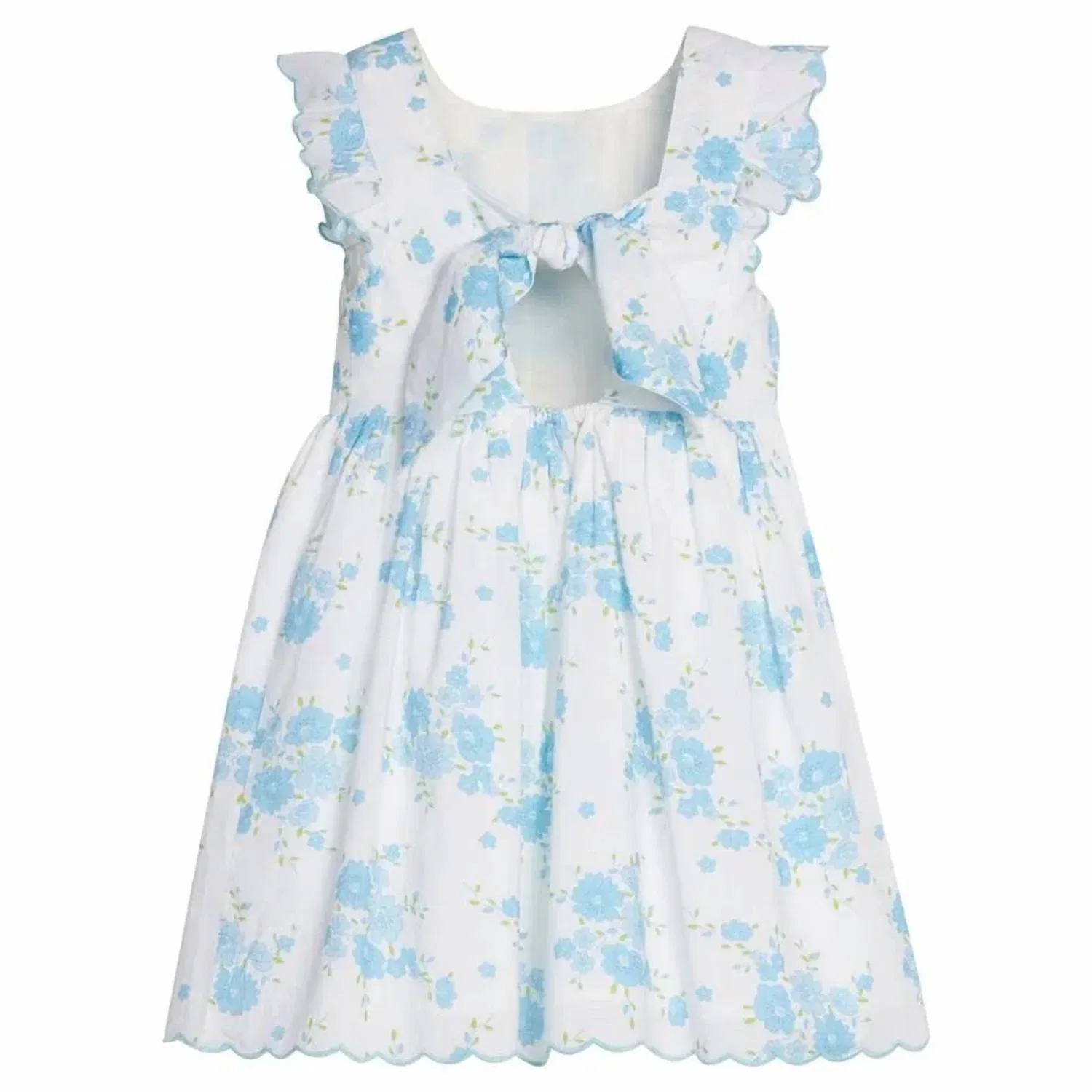 Детское платье-сарафан для девочек с оборками Mila Sundress LITTLE ENGLISH, Turks Floral — фото 4