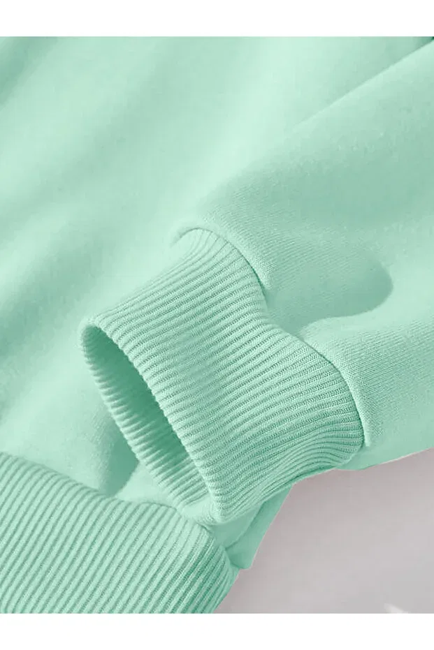 Детские свитшот для девочек хлопковый Neromoda, Mint — фото 4