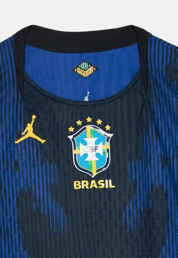 Футболка с принтом Brasil match unisex, Nike Performance, черный — фото 3