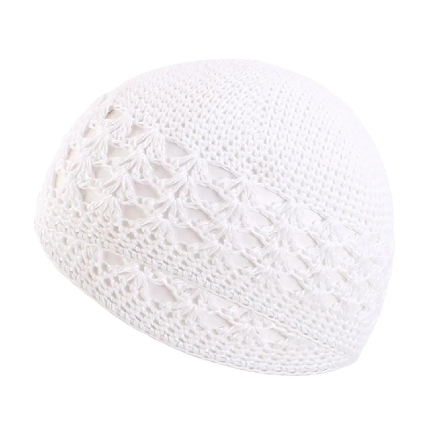 Вязаная шапочка для душа 6 шт, Cotton, QuxetlRyz, WHITE
