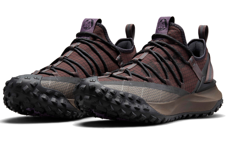Кроссовки Nike ACG Mountain Fly Low, темно-коричневый/черный — фото 3