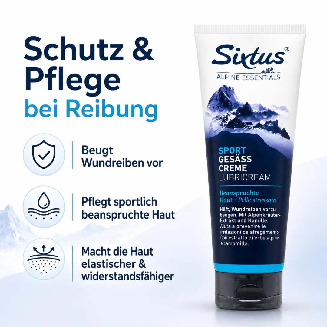 Крем для тела Sixtus Sport Gesäß Creme, PHARMA PERLE, набор 2 шт, 125 мл — фото 2