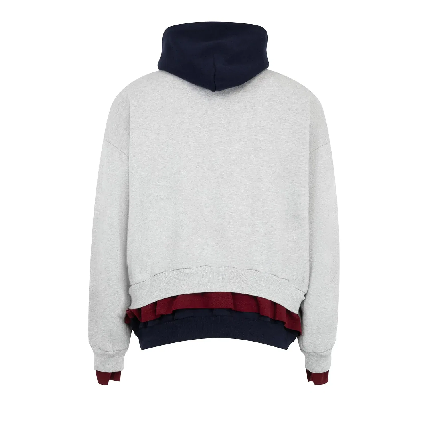 Свитшот Balenciaga Layered Crewneck, серый — фото 2