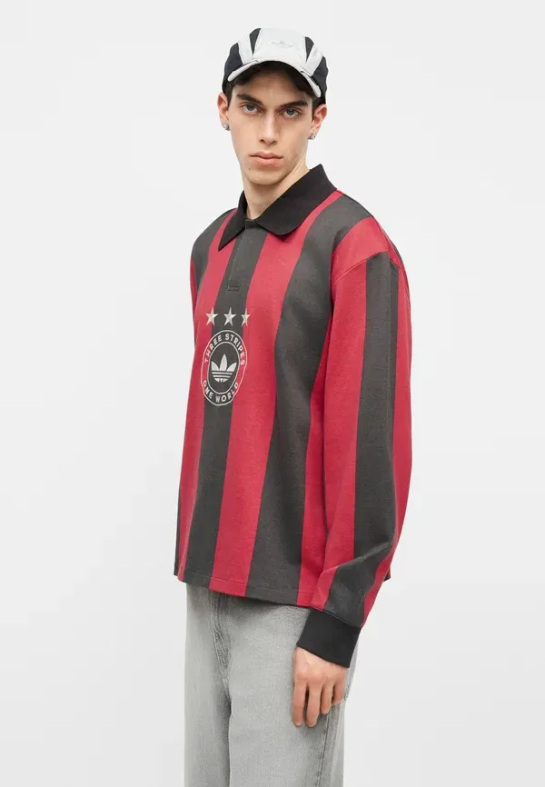 Топ в полоску Adidas Originals, черный — фото 4