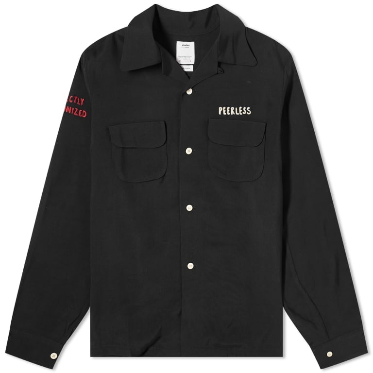 

Рубашка Visvim Keesey Long Sleeve, черный