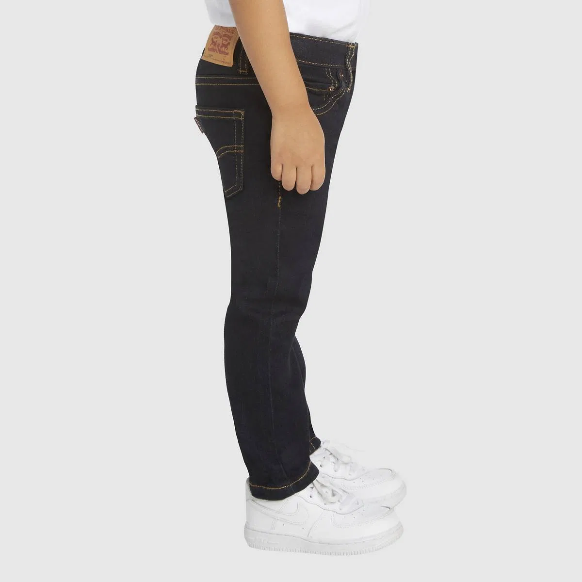 узкие джинсы 510 Eco Performance для мальчиков 2T-4T Levi's, Roadhouse Blues - Dark Wash — фото 2