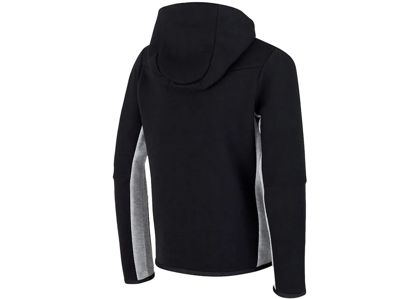 Детская худи с капюшоном Nike Sportswear Kids Tech Fleece, Grey/Black — фото 2