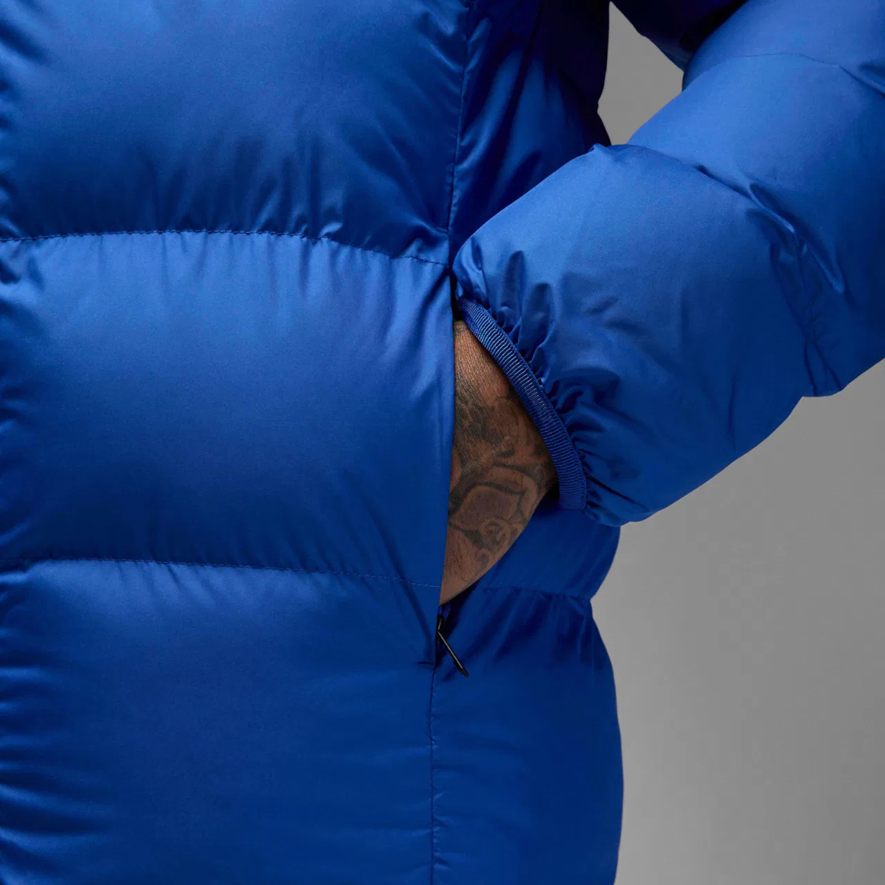 Мужская куртка-пуховик Brooklyn Puffer Jacket Jordan, синий/черный — фото 3