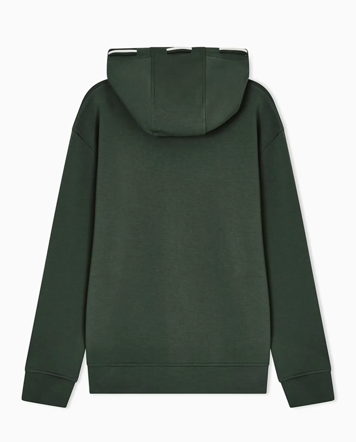 Мужская худи свободного кроя с капюшоном Emporio Armani, Verde Oscuro — фото 2