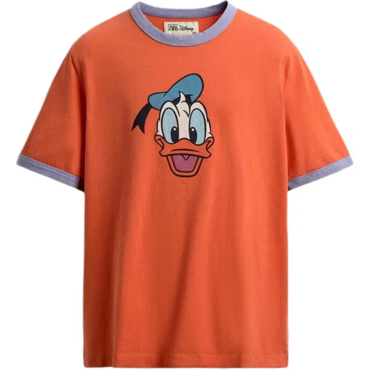 Мужская футболка с принтом x Disney Harry Lambert FW25 T Shirt, ZARA, Red