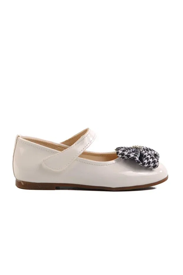 Детские балетки для девочек с принтом Rocky 180 B Walkway, White Patent Leather — фото 3