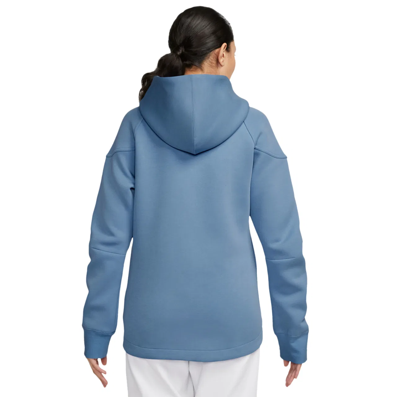 Женское худи Tech Fleece Full ZIP Nike, синий/черный — фото 2