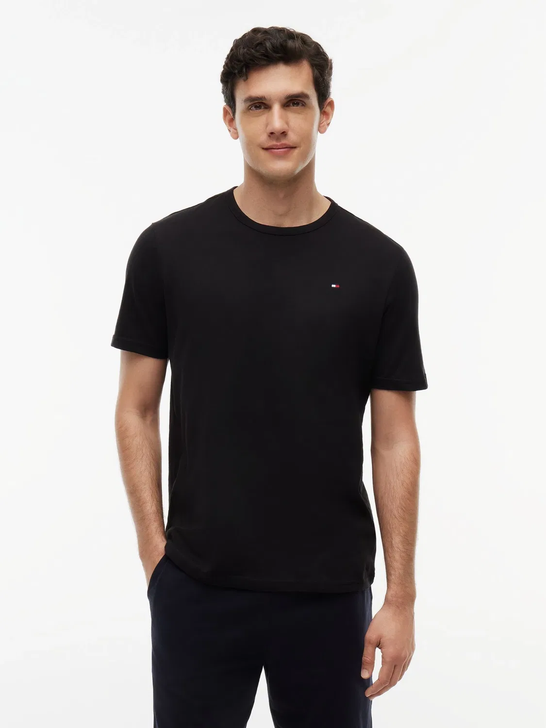 Футболки 3 шт. Tommy Hilfiger, черный/серый/белый — фото 2
