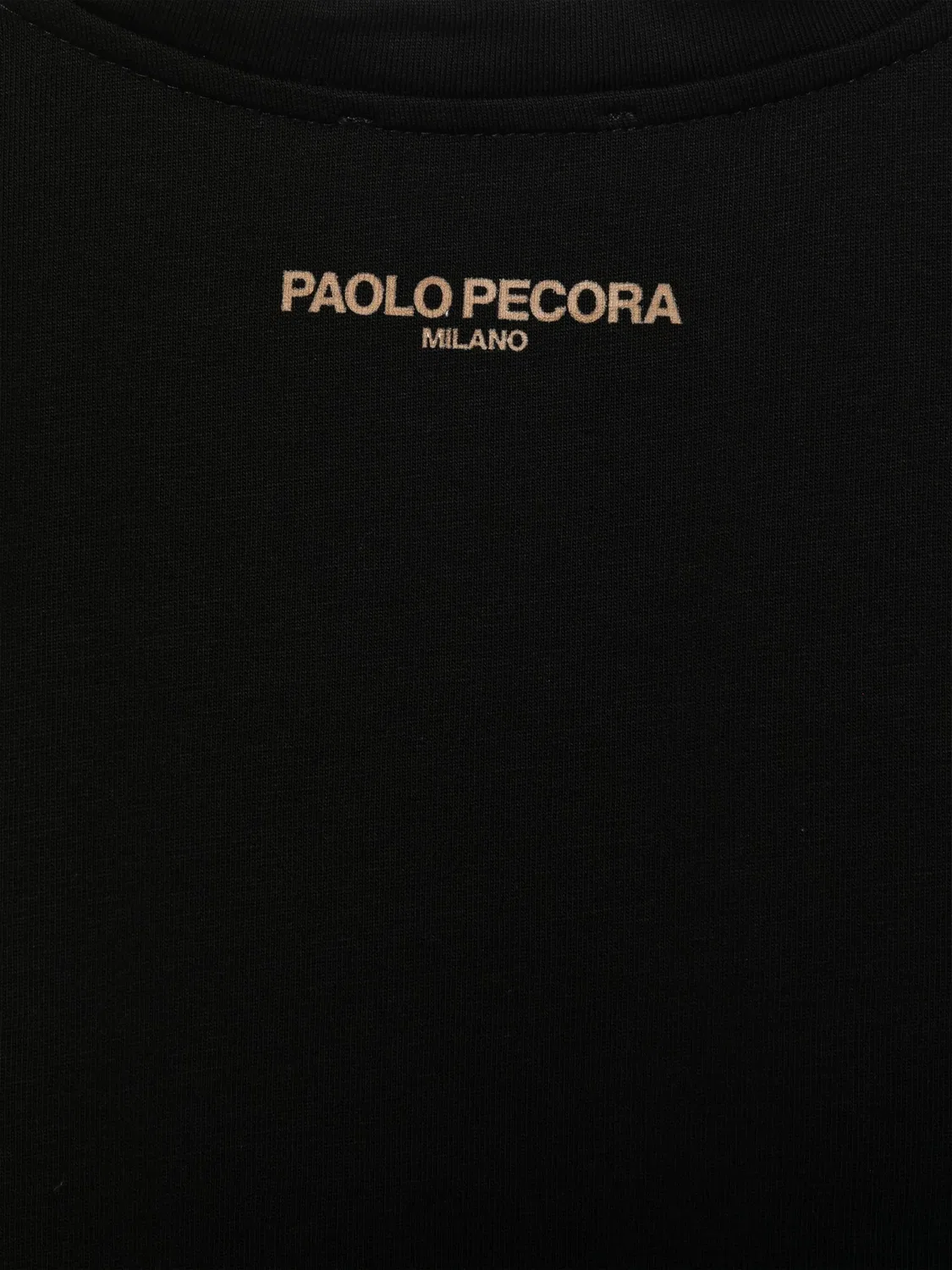Paolo Pecora Футболка с коротким рукавом черного цвета — фото 2