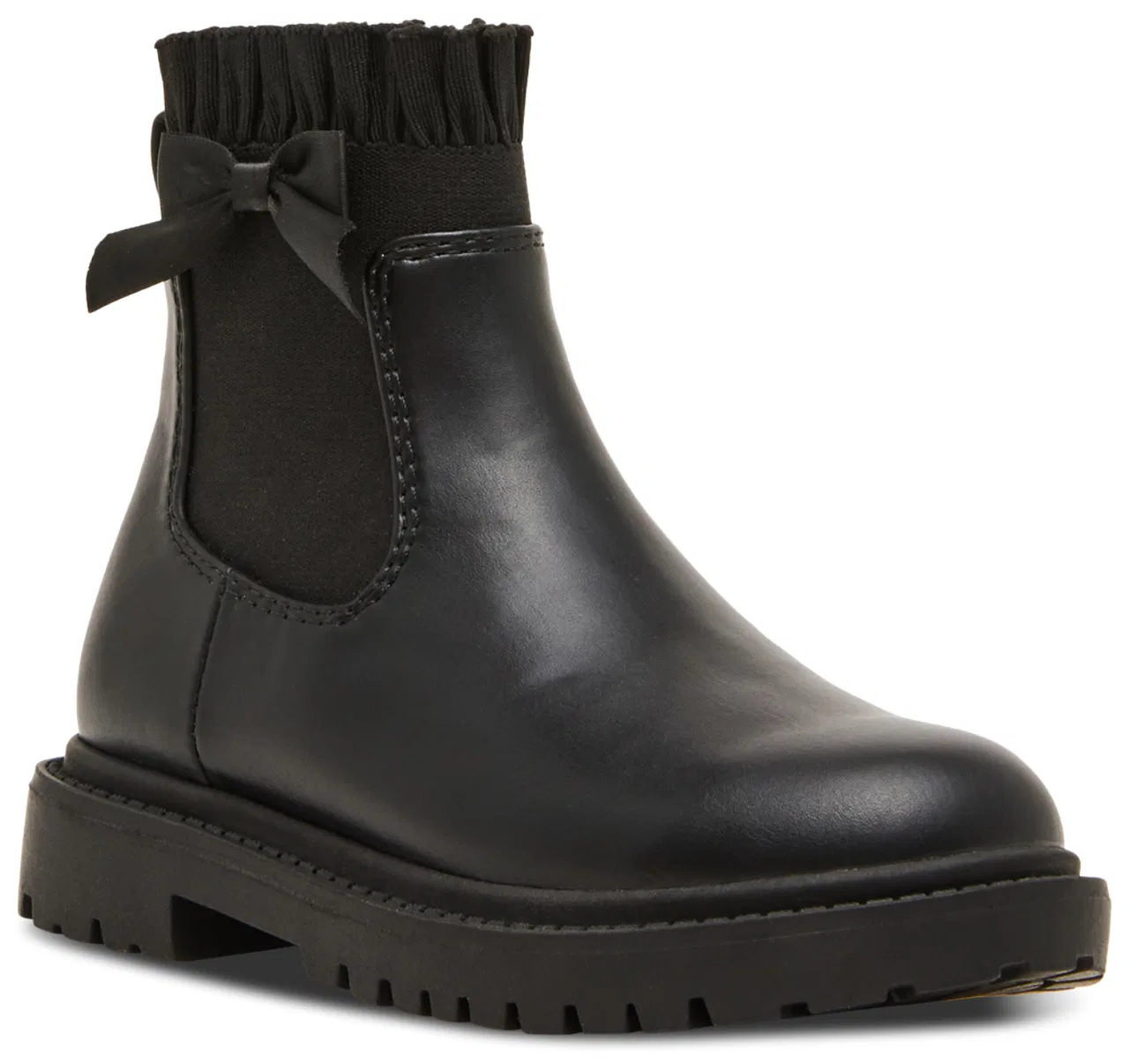 Детские ботинки для девочек с бантом Tbubbles Steve Madden, Black — фото 2