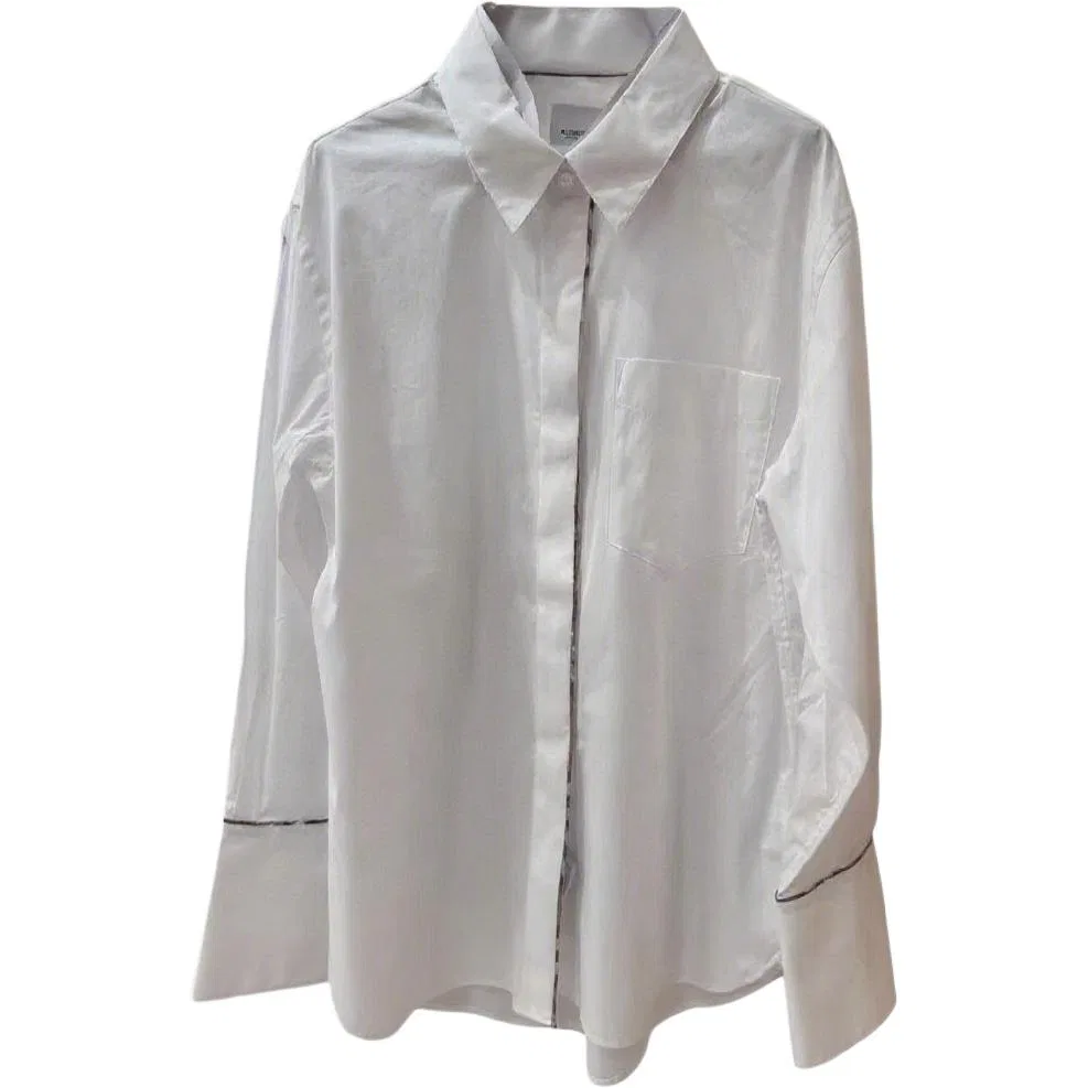 Женская рубашка с воротником Белый Burberry, White