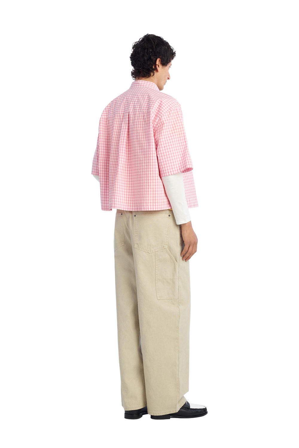 Брюки Zara Benito Antonio Collection Relaxed Fit Carpenter With Pocket, бежевый — фото 2