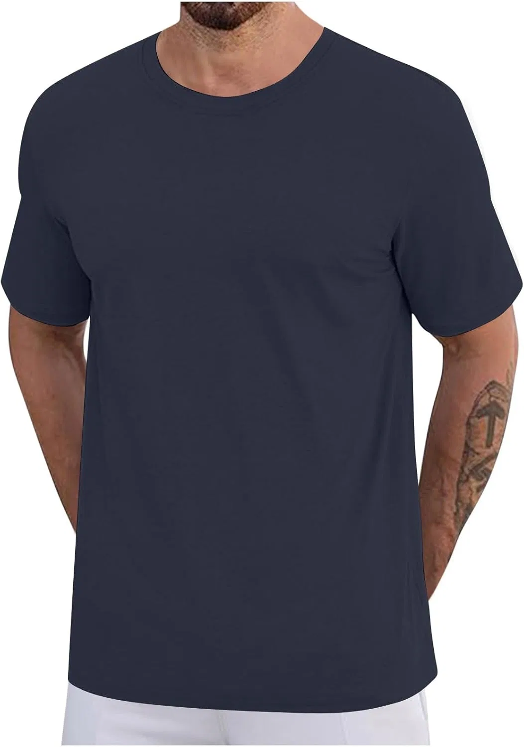 Мужская футболка с коротким рукавом из хлопка, Navy