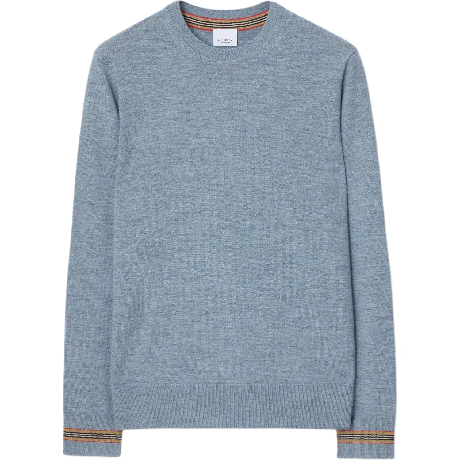 Мужской свитер с круглым вырезом Burberry, Medium Blue