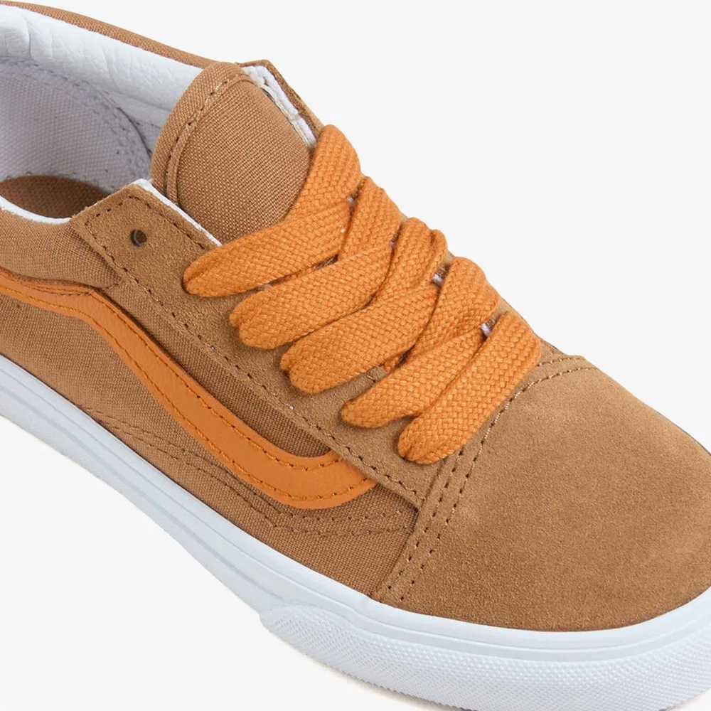 Детские кроссовки Old Skool, коричневые Vans — фото 4