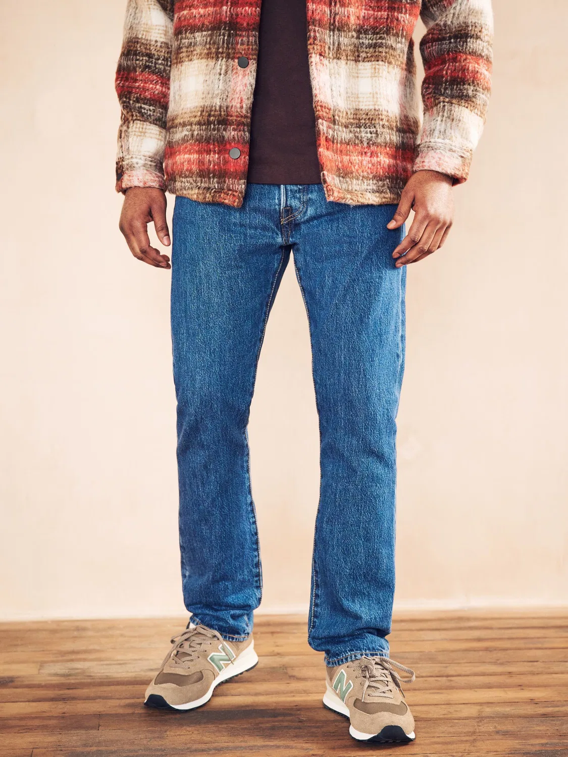 Джинсы прямые 501 Original Straight Levi's, Stonewash Blue