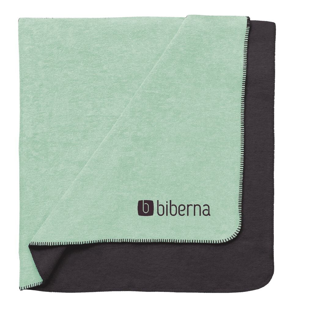 

Biberna 0229038 Плед Doubleface цвет: мятный, размер: 1x 150x200 см