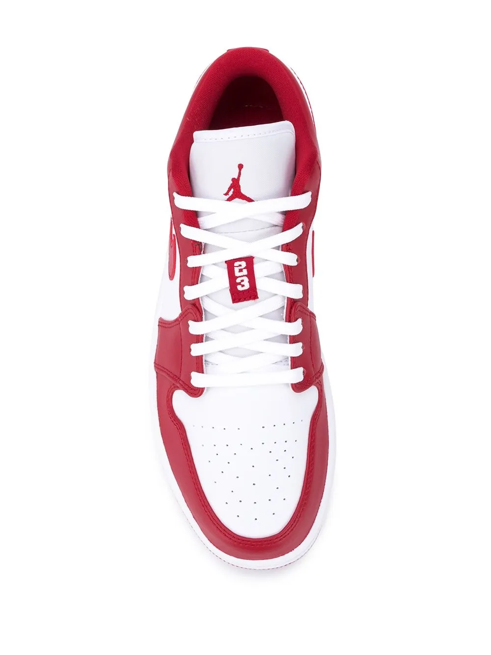 Кроссовки Air  1 Low Jordan, красный — фото 4