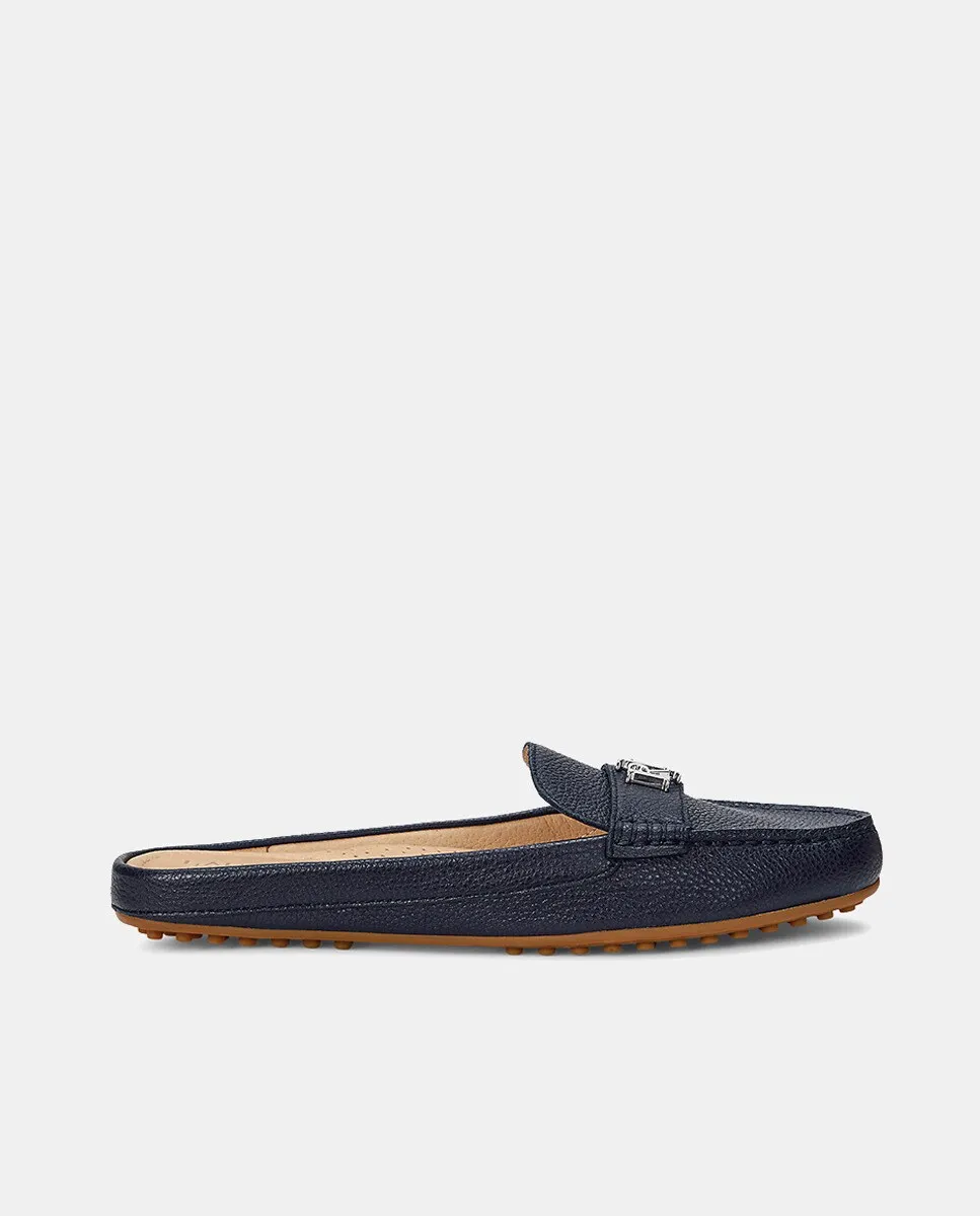 

Женские кожаные лоферы Barnsbury Lauren Ralph Lauren, темно-синий