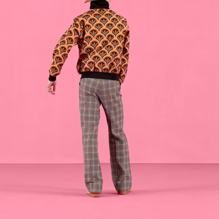 Куртка Adidas Originals X Gucci, унисекс, оранжевый — фото 3