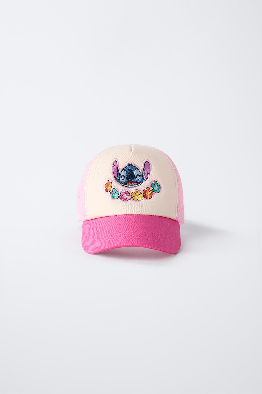 

Сетчатая шапочка lilo & stitch disney ZARA, розовый