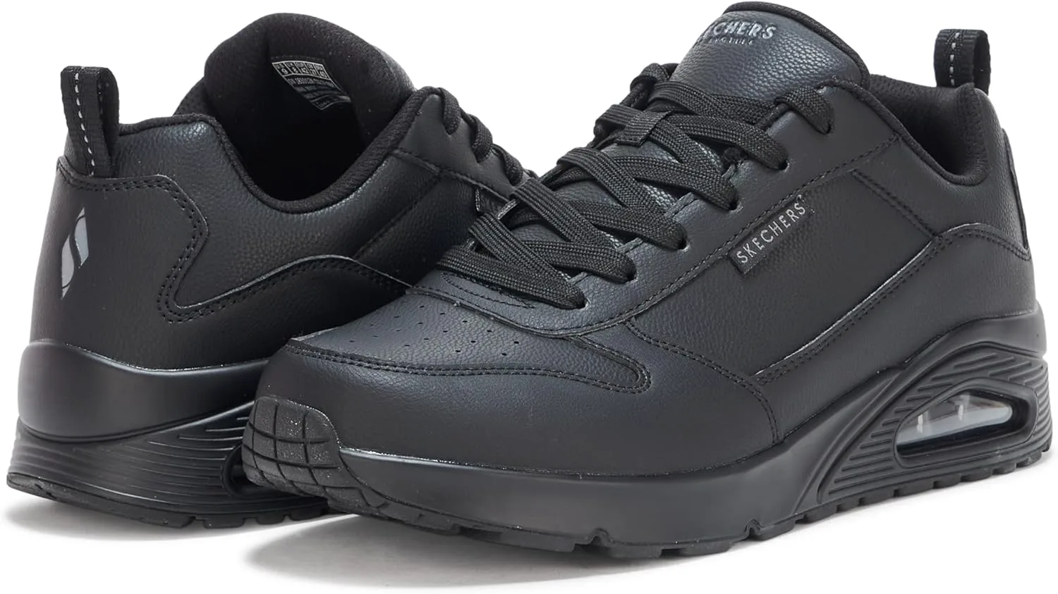 Мужские кроссовки Skechers Uno - Alder, черный — фото 3