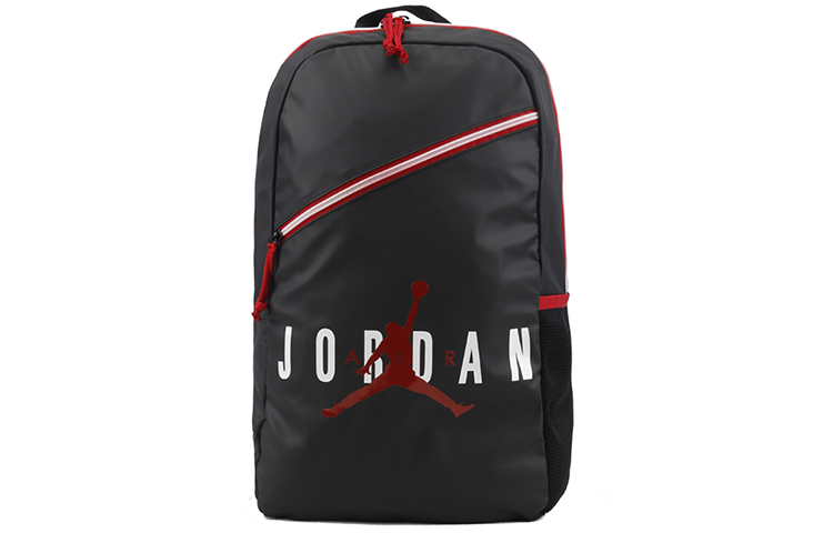 

Полиэстеровый рюкзак обычный унисекс черный Jordan, черный красный