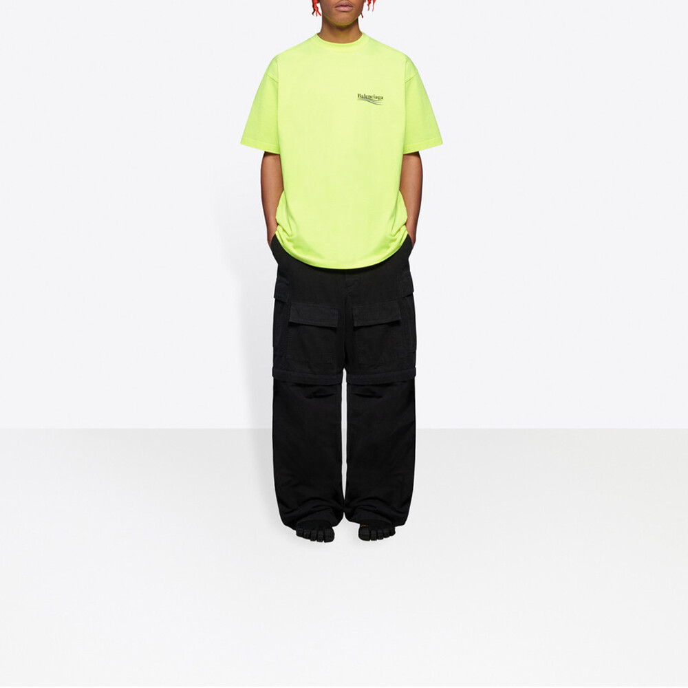 Футболка мужская Balenciaga, светло-желтый — фото 3