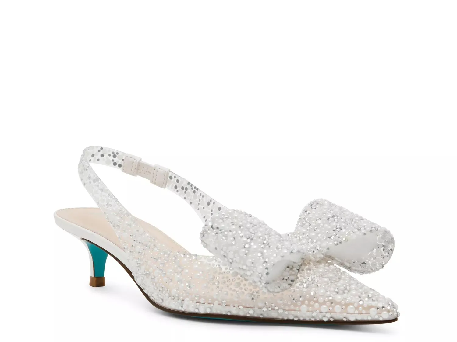 Туфли-лодочки Betsey Johnson Lilla Pump, прозрачные стразы