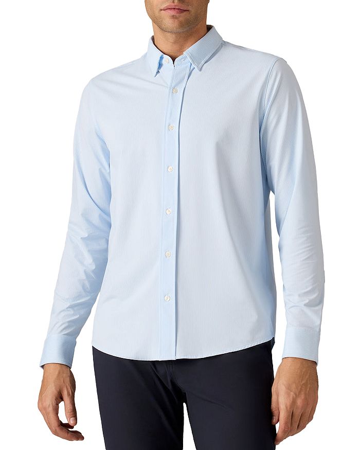 

Комфортная рубашка Commuter Slim Fit Rhone, синий