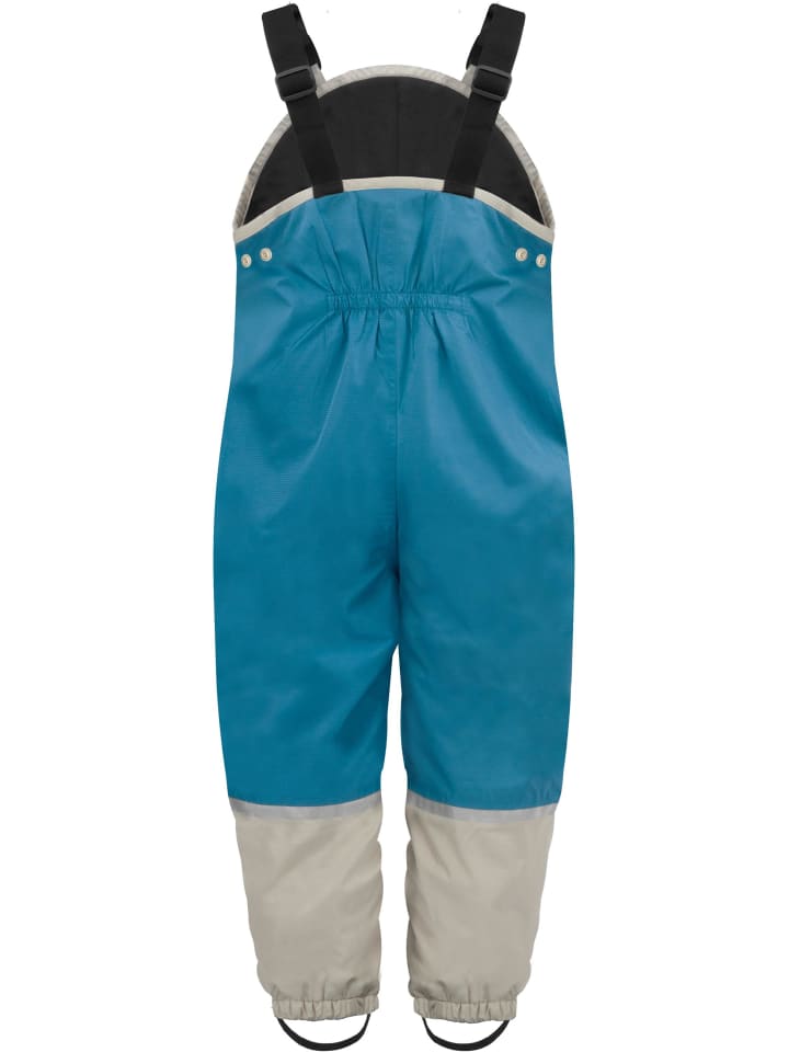 Normani Outdoor Sports Детские непромокаемые штаны на подтяжках, темно-синие — фото 2