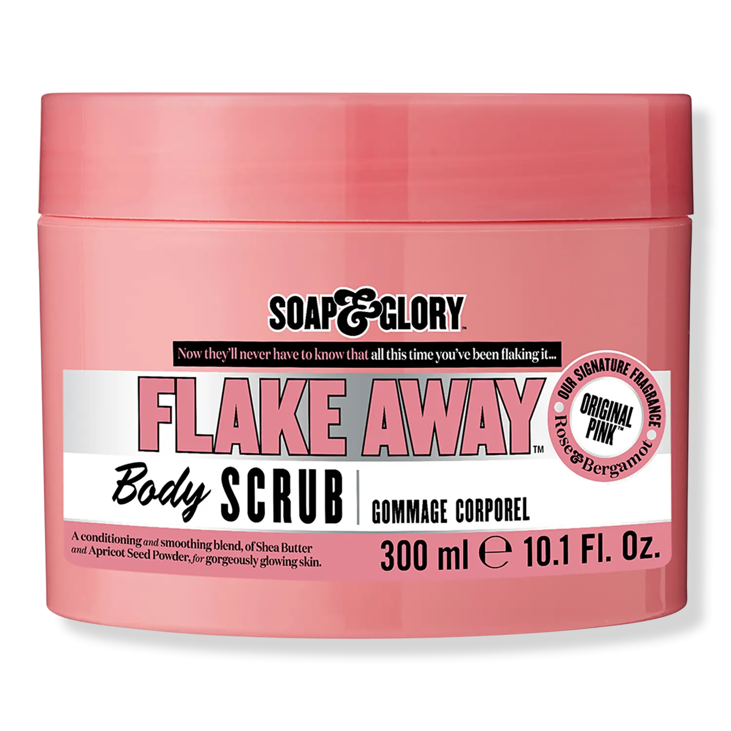 

Оригинальный розовый отшелушивающий скраб для тела с хлопьями Soap & Glory