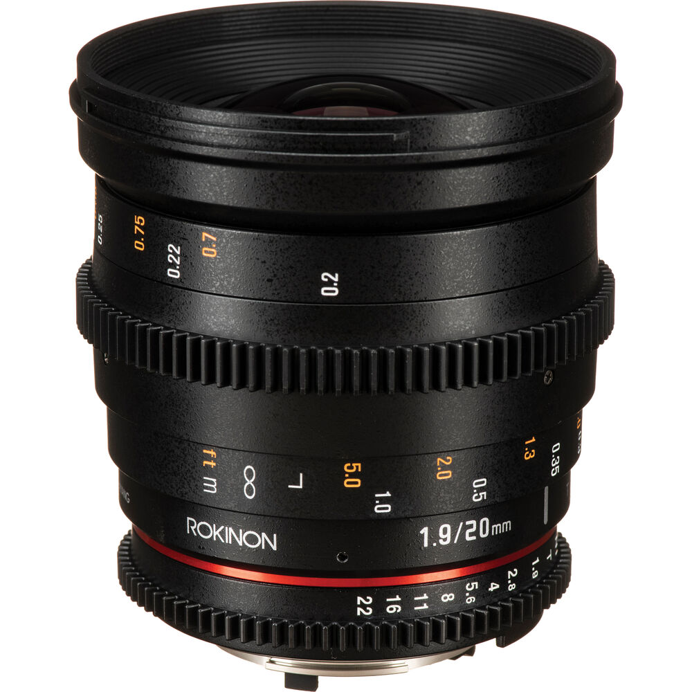 

Объектив Rokinon 20mm T1.9 Cine DS для Nikon F