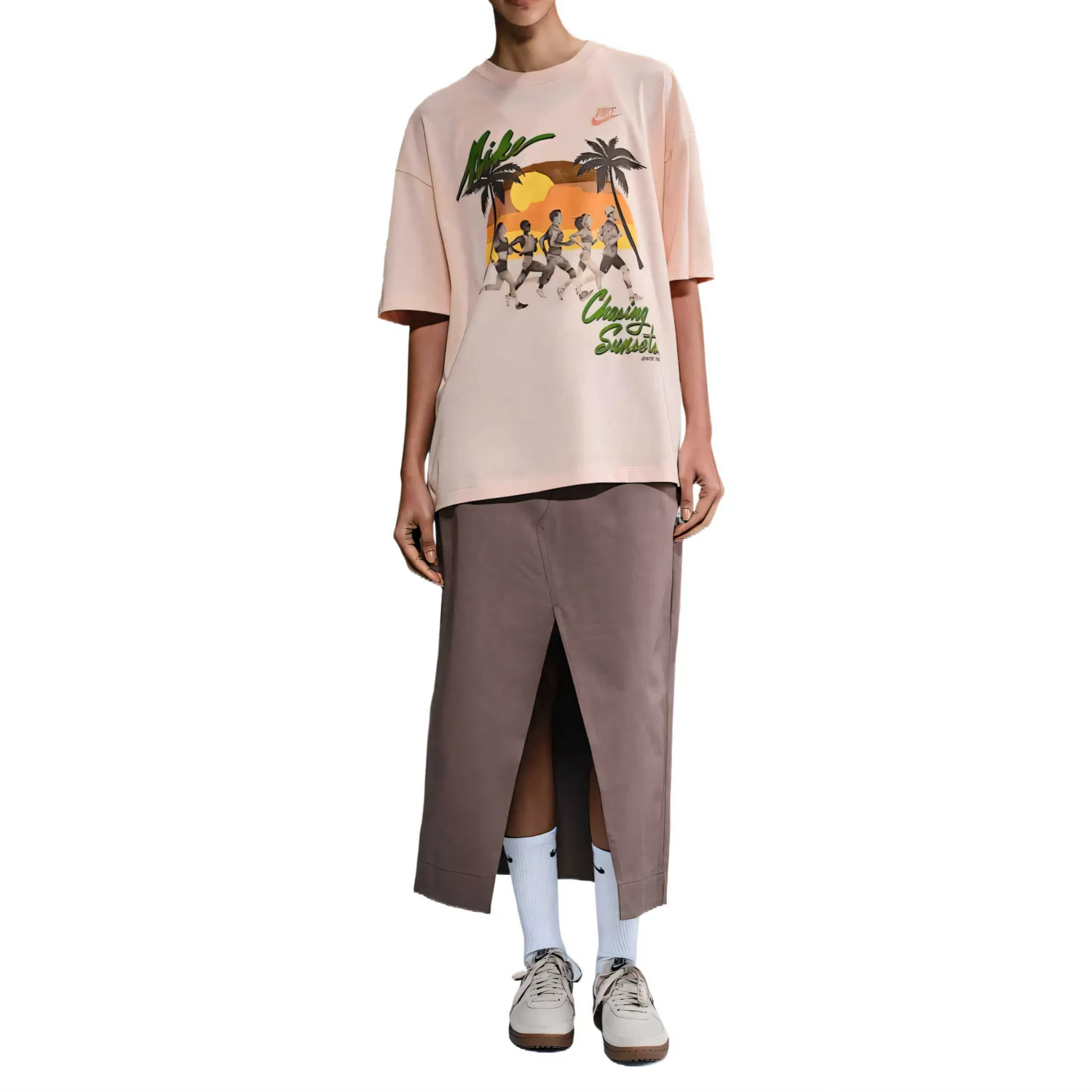 Футболка оверсайз Nike Pink