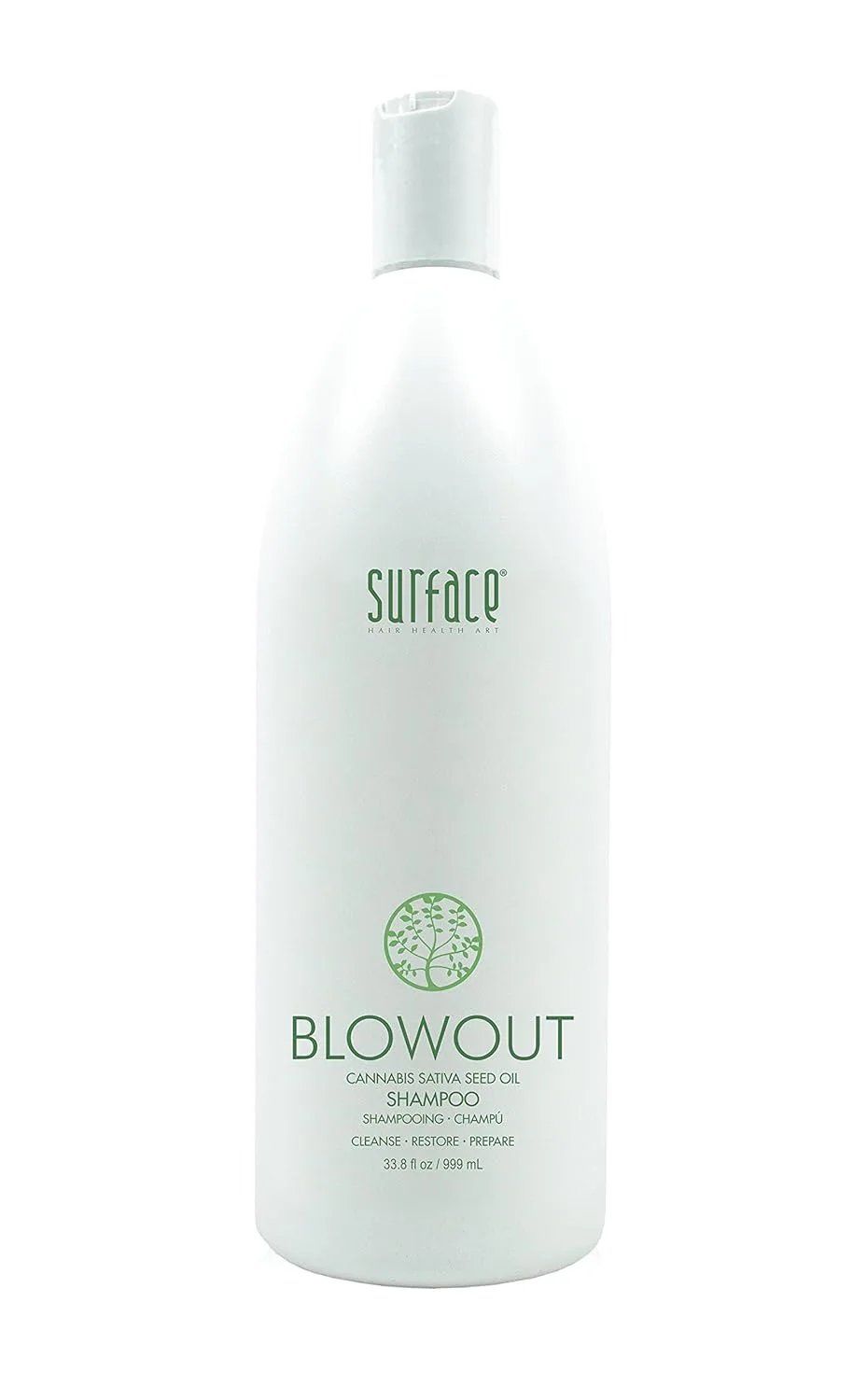 Шампунь Surface Hair - Blowout - органический шампунь для женщин и мужчин, термостойкий, с маслом бабассу для более длительной укладки.